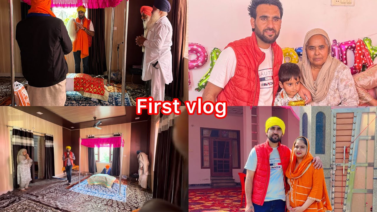 ✨ First Vlog | Ghar Vich Sukhmani Sahib Path | Waheguru Blessings