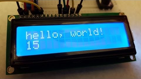 Arduino Says: Hello World!