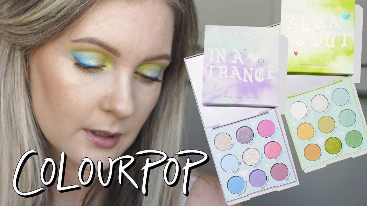Палетки от Сolourpop. Aura and out. In a trance.