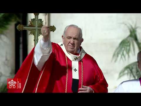 Popiežius aukojo Verbų sekmadienio Mišias