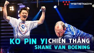 Ko Pin Yi Chiến Thắng Cơ Thủ Số 1 Thập Kỷ Shane Van Boening