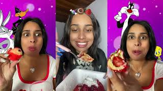 COMPILADO DE COMIDINHAS🌭🍬🍩#compilado #doces #priscilinha