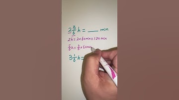 Converting units of time | How to convert hours to minutes #units #hours #minutes #shorts