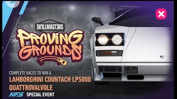 NFS No Limits | Proving Grounds | Lamborghini Countach LP5000 | 200 gold spent | Day 5 Elimination