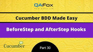 BeforeStep and AfterStep Hooks (Cucumber BDD - Part 30)