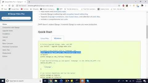 Start Project DMP Tutorial