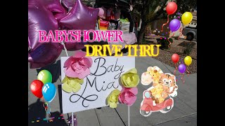 BABY SHOWER DRIVE THRU 🎈🎁🚗💨