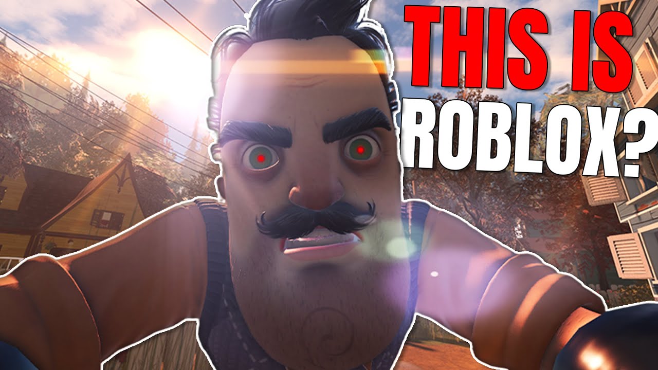 This Hello Neighbor Recreation on Roblox is IMMACULATE...