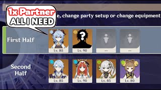 Never Doubt C0 Ganyu! ONE teammate is all she needs! - Genshin Impact