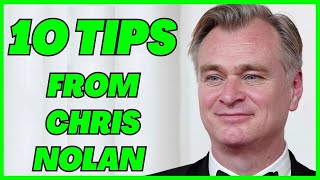10 SCREENWRITING TIPS from Christopher Nolan | Screenwriting Masterclass