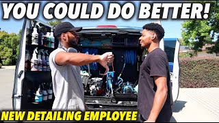 How I'm Training My New Detailing Employee - Hunter's Mobile Detailing