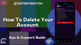 How To Delete Your Account On Contentmatch