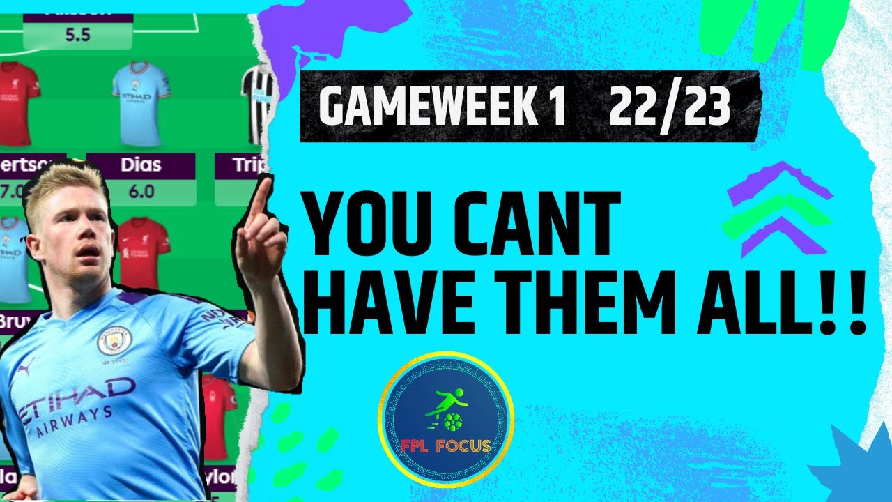 FPL Focus...The Players that haven't made my final team, but I'm worried about hauling!