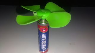 how to make a fan without motor and battery