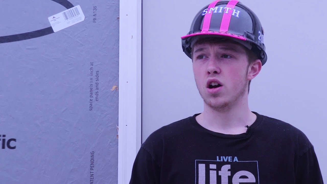 LHS Construction Academy build shed at Tarhe Trails