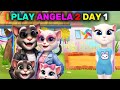 I Play Angela 2 DAY 1 #talkingtom #talkingtom2 #trending #live #funnycat #satisfying #entertainment