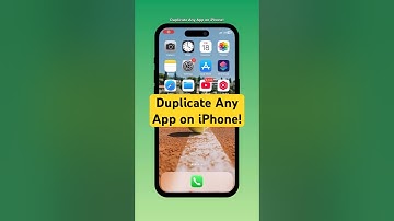 Duplicate Any App on iPhone! (2 Easy Methods) #iphone #shorts