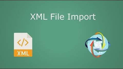 Importing from an XML file