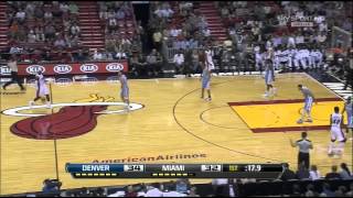 20121104 Nuggets@Heat 1st