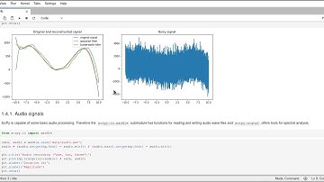 Scipy 2020 - 10.4 - Mathematical Processing with Scipy - Signal Processing