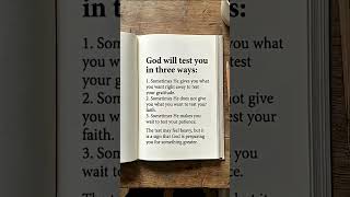 God will test you | #motivation #quotes #psychology #selfimprovement #viral #life #shorts