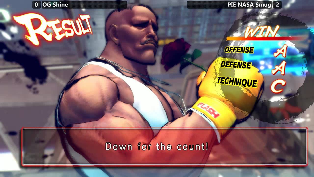 smash gg shine 2019 USF4 Winners Finals @ NLBC #147 - OG Shine vs PIE Smug [720p/60fps]