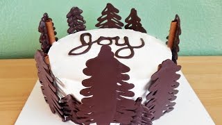 Create a beautiful chocolate trees for your christmas or holiday
cakes. using dark you can make easy-to-make tree scene. subscribe
today more v...