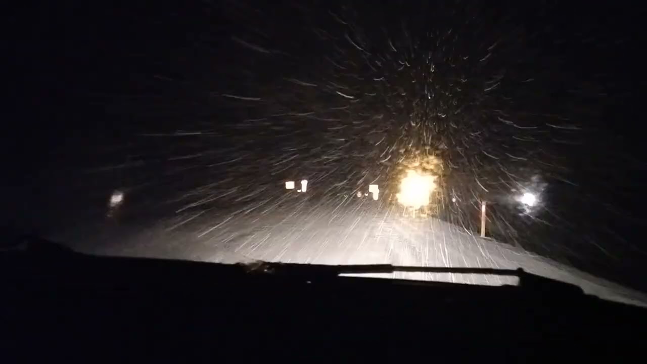 Tokat  artovadan bebekdereye dogru karli aksam