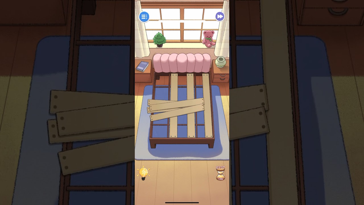 Housify Cleaning ASMR – Level 22 Walkthrough | Fixing the Bed 🛏️🧼