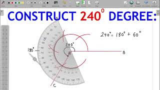 HOW TO CONSTRUCT 240 DEGREE WITH COMPASS Net Worth