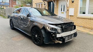 We bought a salvage damaged Mercedes CLA AMG Estate from copart part 1