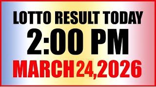 Hasil Lotre Hari Ini Pukul 14.00 WIB, 24 Maret 2026, Selasa, Hasil Langsung PCSO