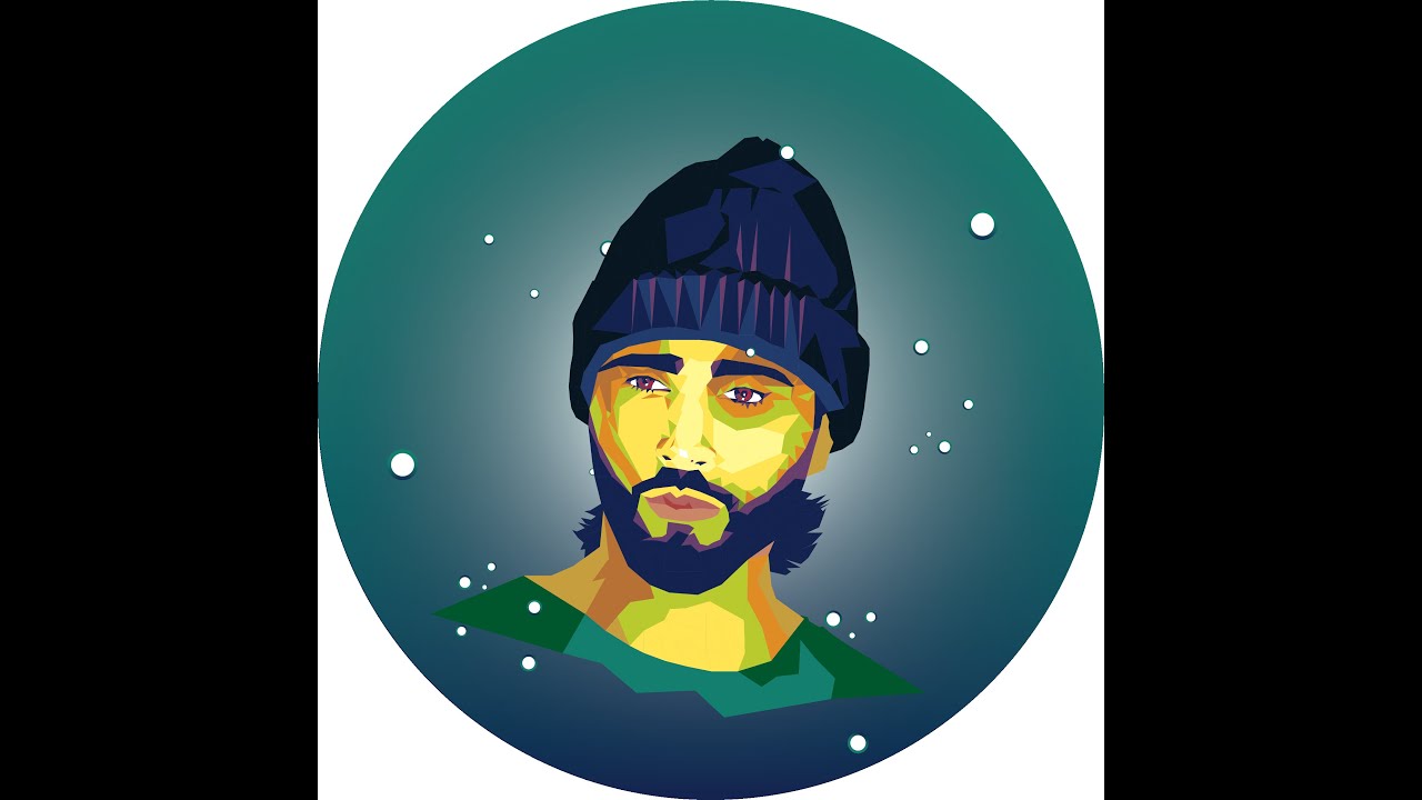 Wedha’s Pop Art Low-Poly Portrait