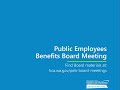 PEB Board Meeting – June 29, 2023