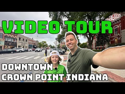 CROWN POINT SQUARE (Downtown Crown Point Indiana) - VIDEO TOUR {Walking Tour, HISTORY, and More!}