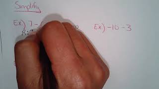 Math with Marilyn-  Subtracting Integers