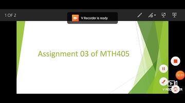 A brief note on assignment 3 of MTH 405.