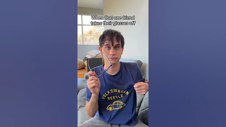 When That One Friend Takes Their Glasses Off 🤓