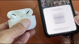 What does the button on the back of my AirPods Pro case do? screenshot 2