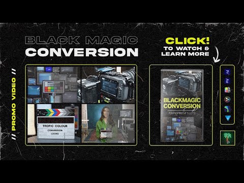 Black Magic BRAW Conversion LUTS