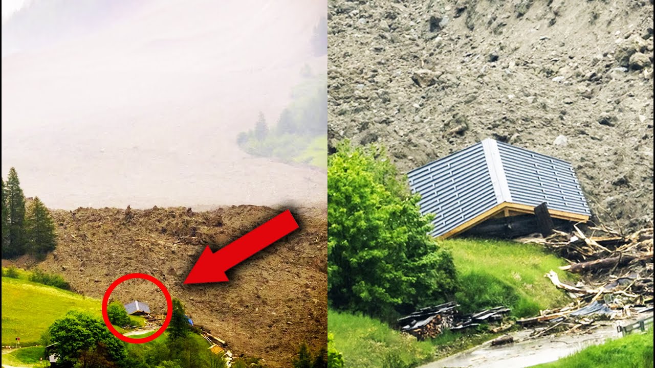 Swiss village buried by avalanche! - YouTube