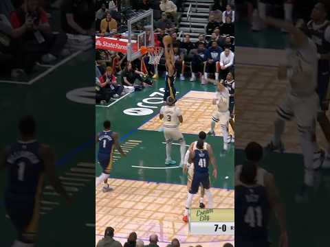 Trey Murphy III throws down thunderous dunk ⚡#pelicans #bucks #highlights
