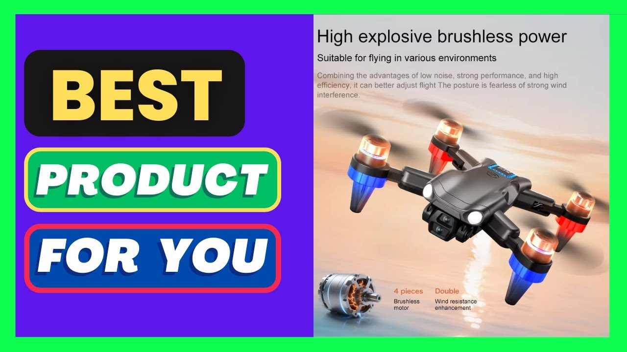 New M9 Brushless Drone HD Cam Aerial Photography Screen Control