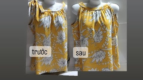 30/ Võ Thị Rảnh/Hướng dẫn cắt rập áo cổ yếm, dạng đồ bộ, trên chất liệu vải không giản.