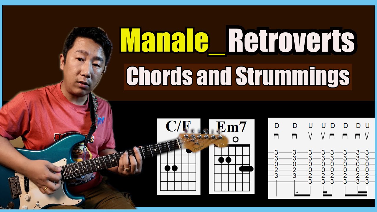 Manale - Retroverts | Easy Guitar Chords & Strumming Tutorial | Nepali Song