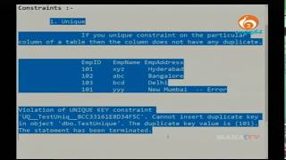 Database Management Syste  - 17  I  APSSDC | MANATV |  27-09-2017