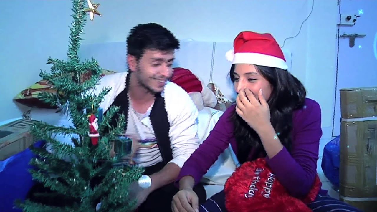 Param and Harshita aka Randhir and Sanyukta of Sadda Haq Celebrate Christmas