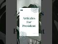 Day-5 | Articles for President | Study Smarter & Stay Focused #importantarticles #president #ntpc