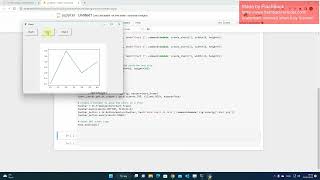 A Form with buttons that draw charts, in Python