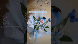 Buket boneka wisuda doraemon